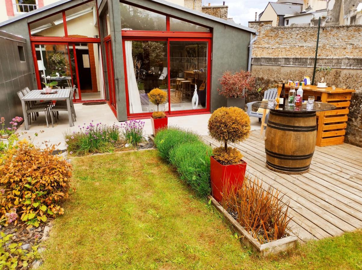 Aux Trois Palmiers Bed & Breakfast Saint-Brieuc Ngoại thất bức ảnh
